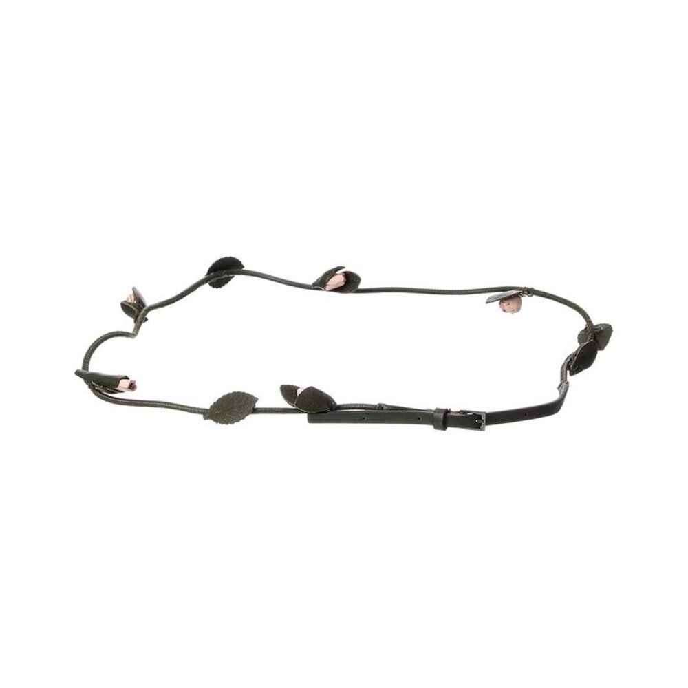 Valentino Leather Belt, Green